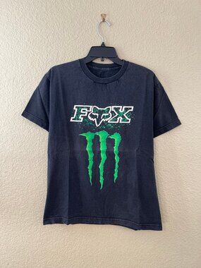 Monster Energy Fox Racing Vintage T-Shirt Medium